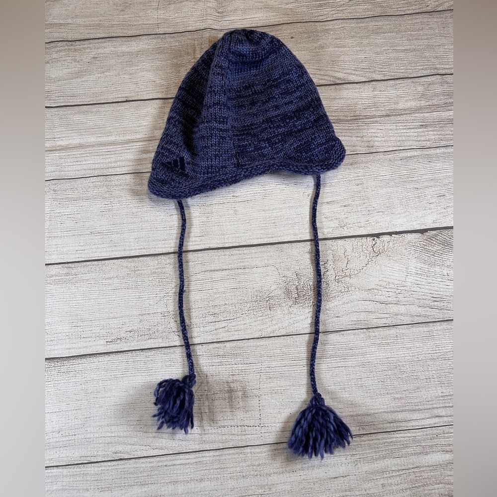 Adidas Knit Kids Hat with Tassels